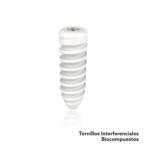Tornillo de interferencia biocompuesto 7 mm-10 mm SAI
