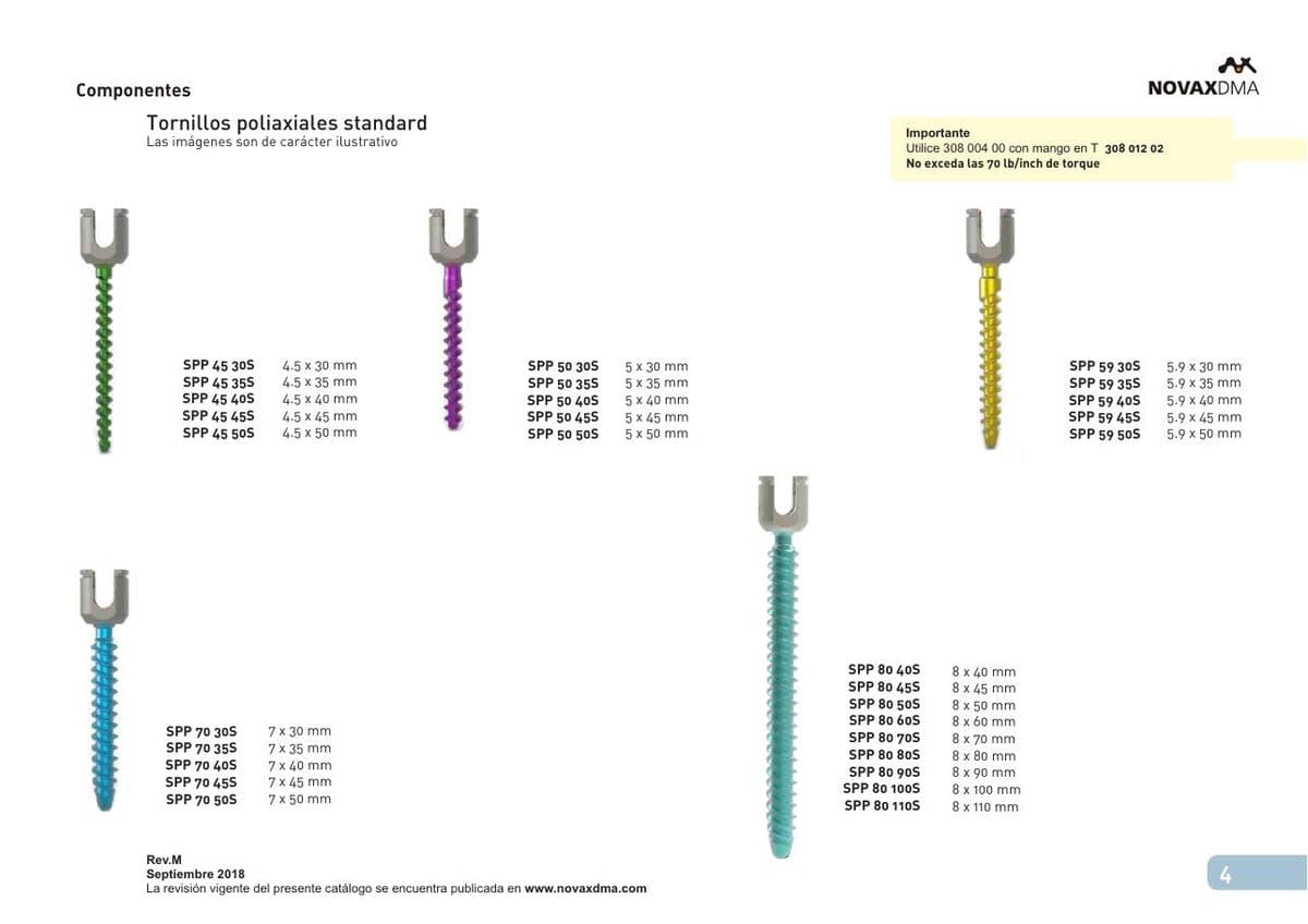 SISTEMA DE TORNILLOS TRANSPEDICULARES MONO Y POLIAXIALES