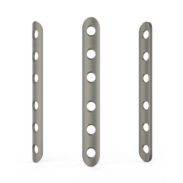 Placa DUO 1/3 de tubo bloqueada 3,5 mm